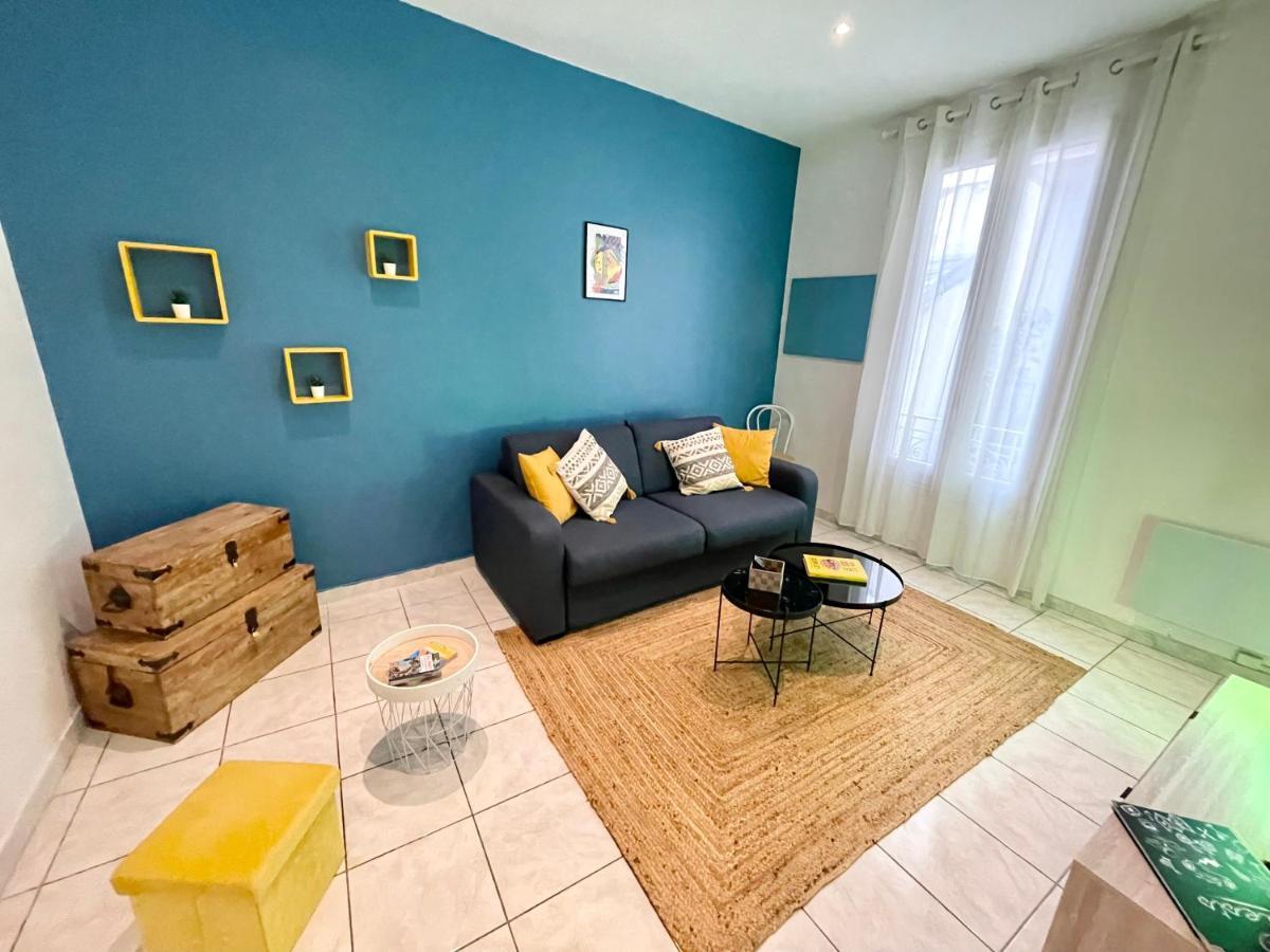 Joli Appartement Spacieux A 3 Min A Pied De La Mer Nice Dış mekan fotoğraf